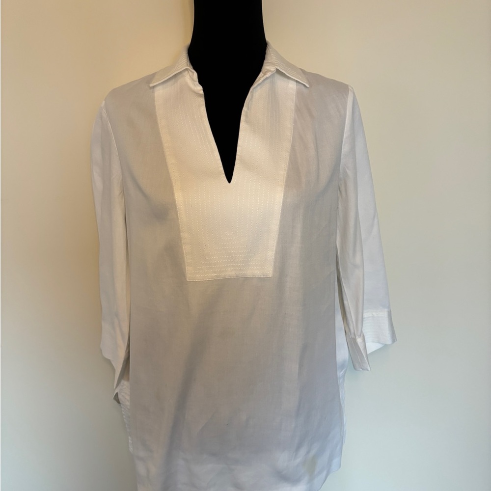 MOVING SALE- Trina Turk white cotton tunic cover up size 8